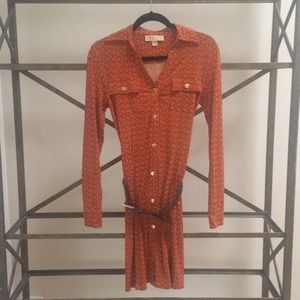 Michael Kohrs Durham Pattern Shirt Dress